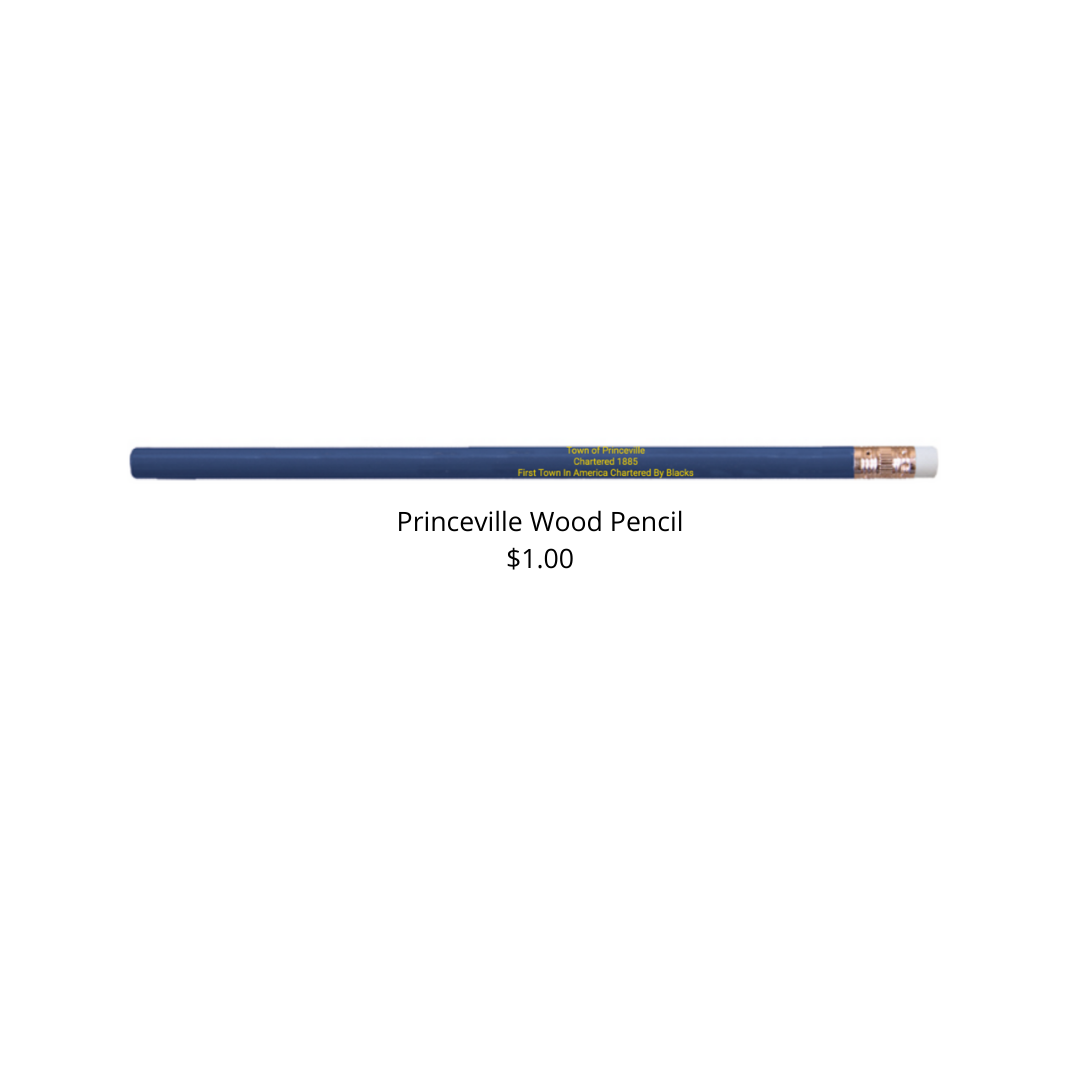Town of Princeville Pencil w/ White Eraser 
